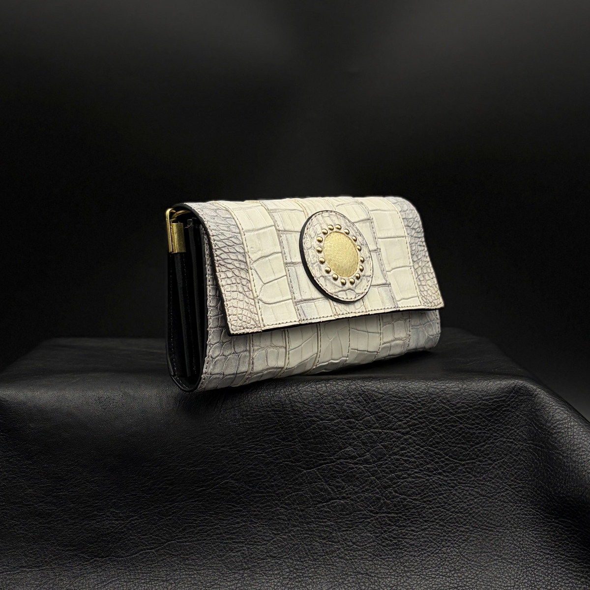 MOQUIP CROCODILE clutch wallet HIMALAYA