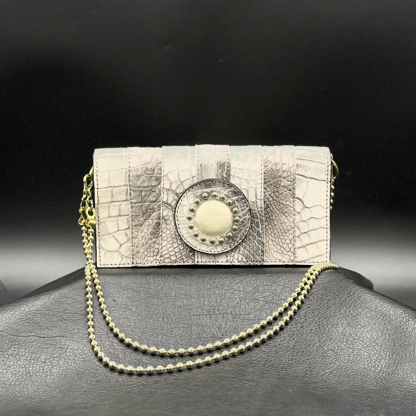 MOQUIP CROCODILE clutch purse HIMALAYA