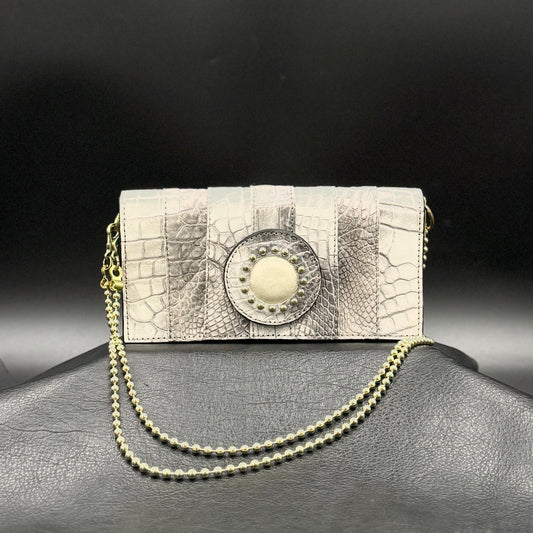 MOQUIP CROCODILE clutch purse HIMALAYA