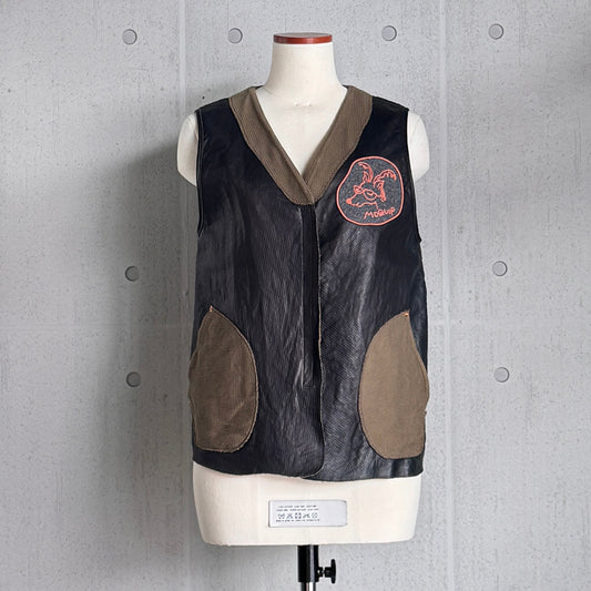 MOQUIP WAISTCOAT oh deer! BLACK