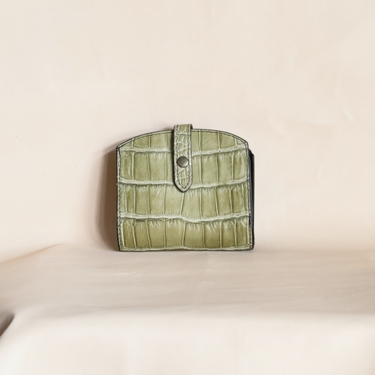 MOQUIP CROCODILE thumb wallet GREEN