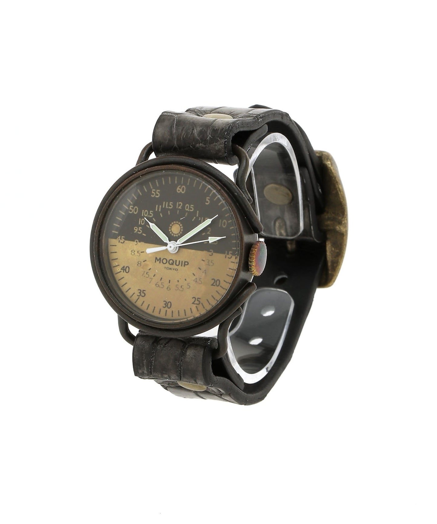 MOQUIP WATCH antient CROCODILE GRAY