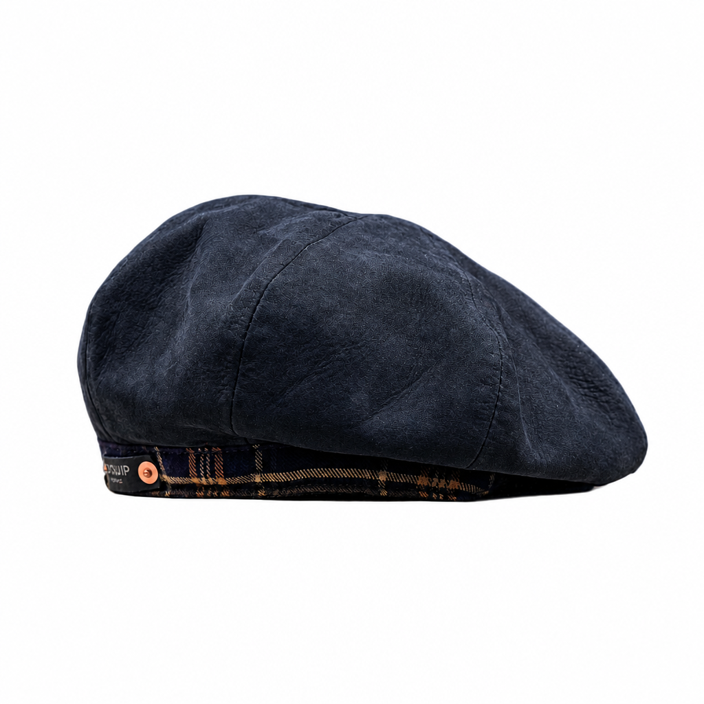 MOQUIP nubuck beret D. NAVY