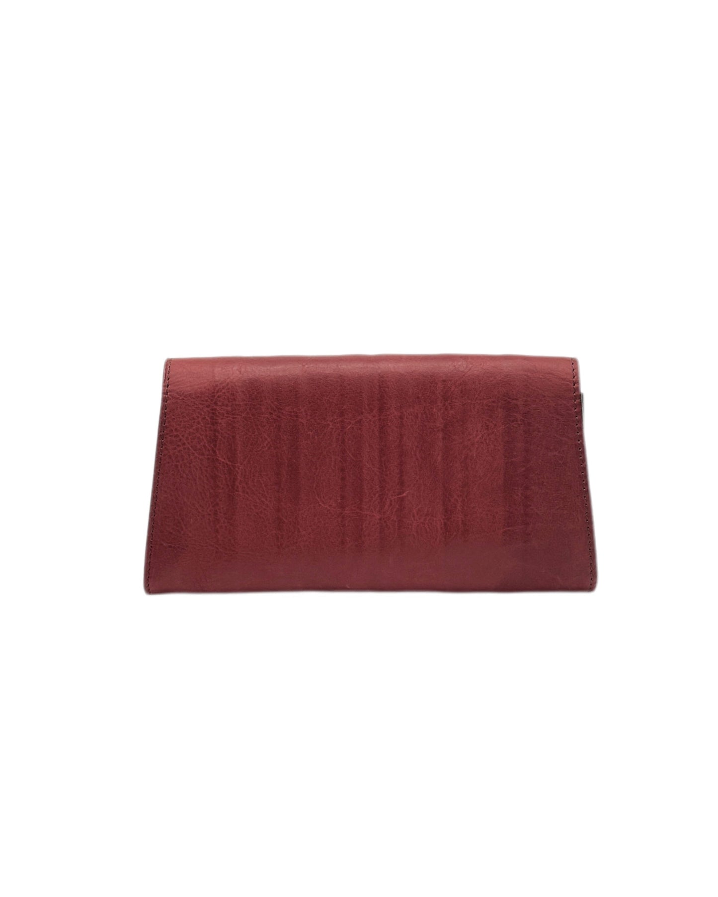 MOQUIP CLUTCH WALLET galuchat CALFSKIN WINE