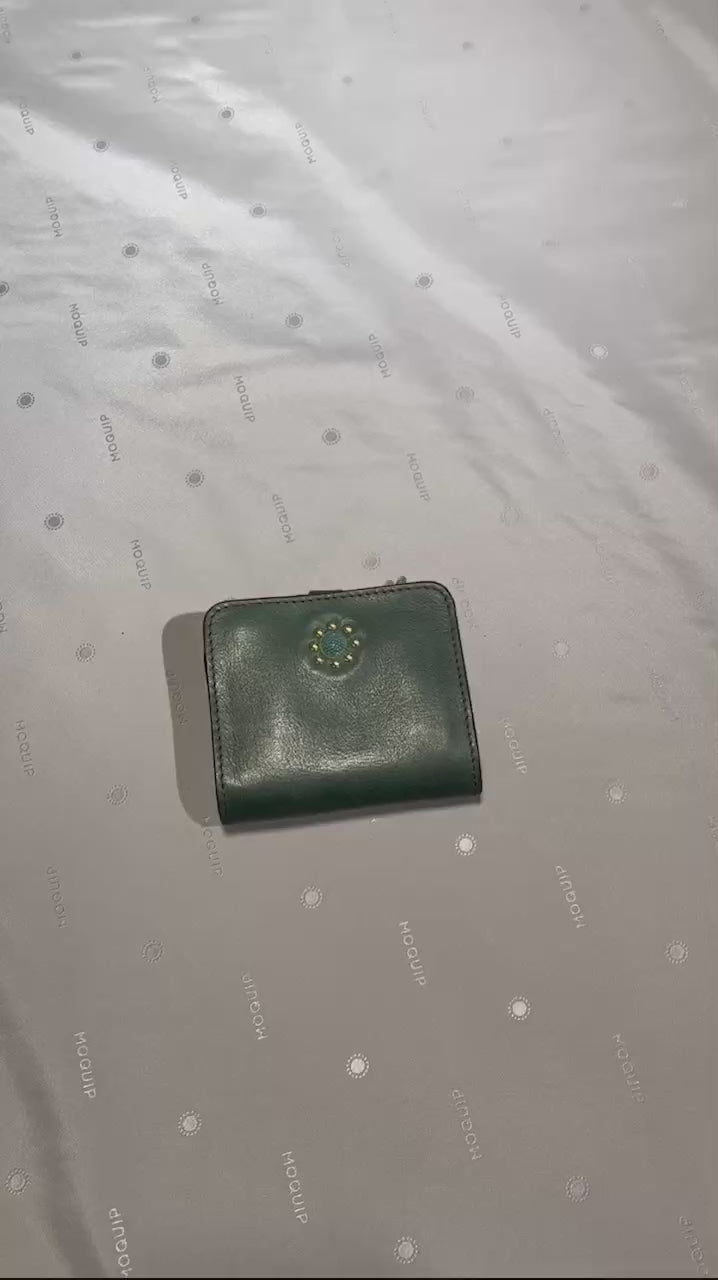 MOQUIP SHORT WALLET drop GREEN